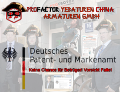 Profactor Yebaturen China Armaturen Deutsches Patent